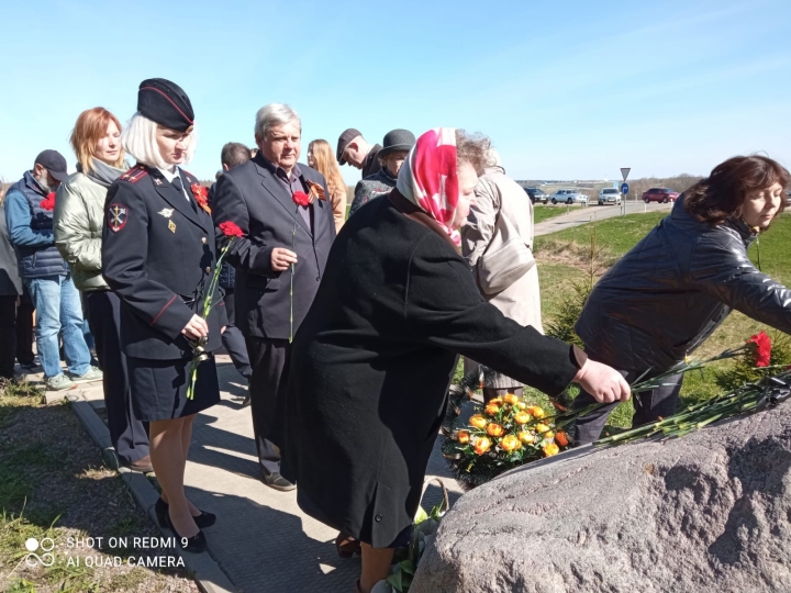 Белорусы города Смоленска на митинге в Вязовеньках